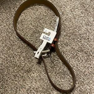 NWT men’s Croft & barrow brown belt small 30-32